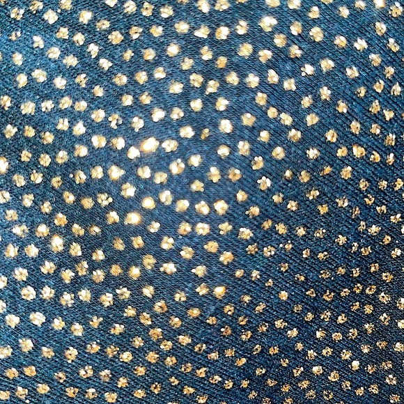 Chaser Glitter Jersey Draped Cowl Neck Halter Top Strappy Teal Green & Gold Sz M - Picture 11 of 16